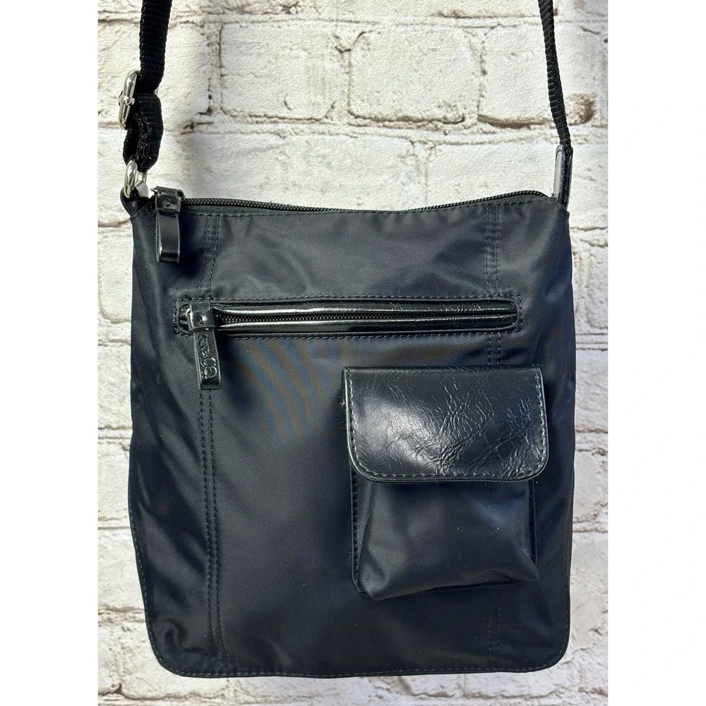 Nine & Co by Nine West Black‎ Nylon Crossbody Shoulder Bag 9
